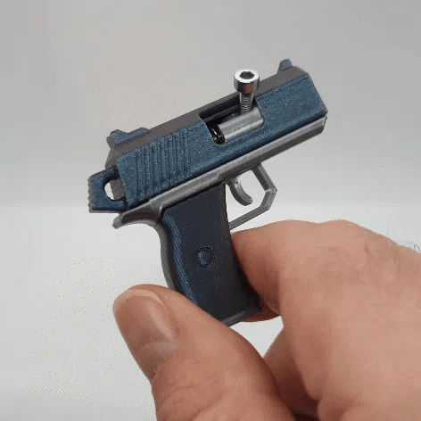 Mini Gun Keychain
