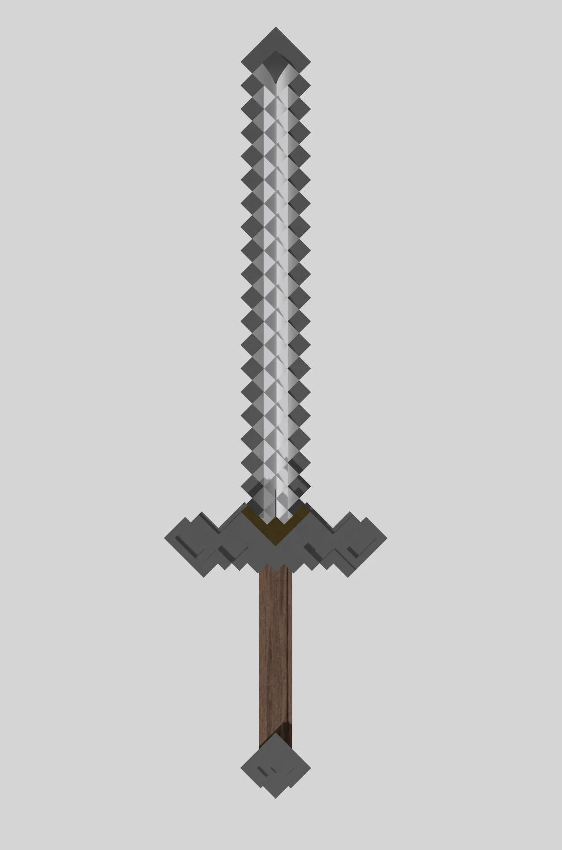 Minecraft Iron Sword Model – From Blocks to Reality!