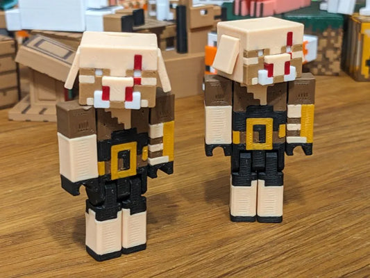 Minecraft Piglin Brute Articulated Character – Strong and Detailed Design