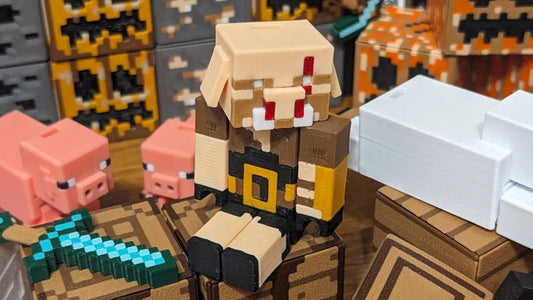 Minecraft Piglin Brute Articulated Character – Strong and Detailed Design