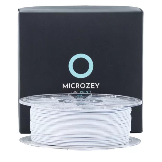 Microzey Enamel White Pla Pro Max Filament 