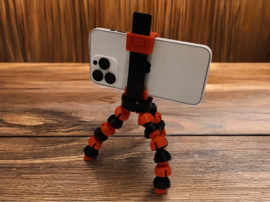 Adjustable Phone and GoPro Tripod – Versatile Design for Stable Shots